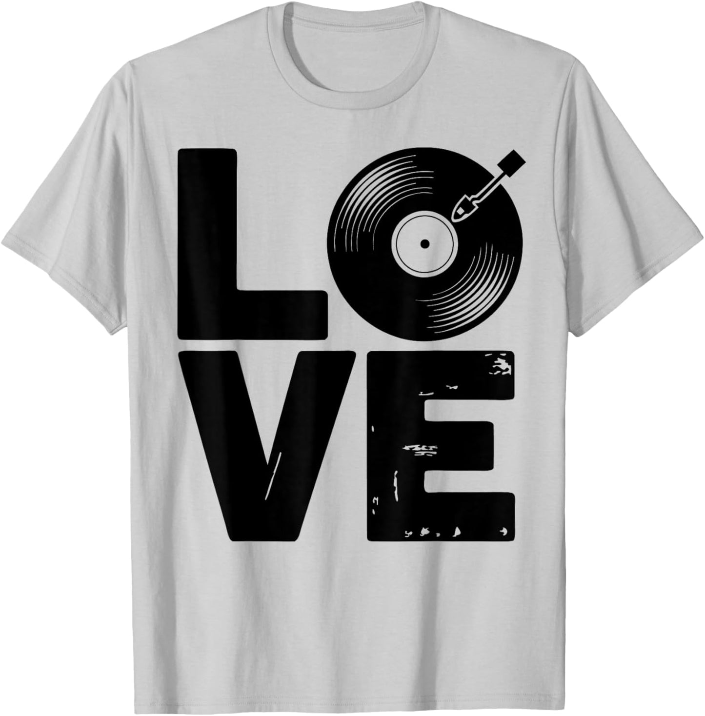 Vinyl Lover Record Collector Turntable Music T-Shirt - T-Shirt | Ash