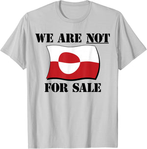 Greenland Not for Sale - Make America Go Away - Anti USA T-Shirt - T-Shirt | Ash