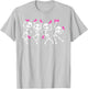 Pink Ribbon Breast Cancer Awareness Skeleton Boys Men Kids T-Shirt - T-Shirt | Ash