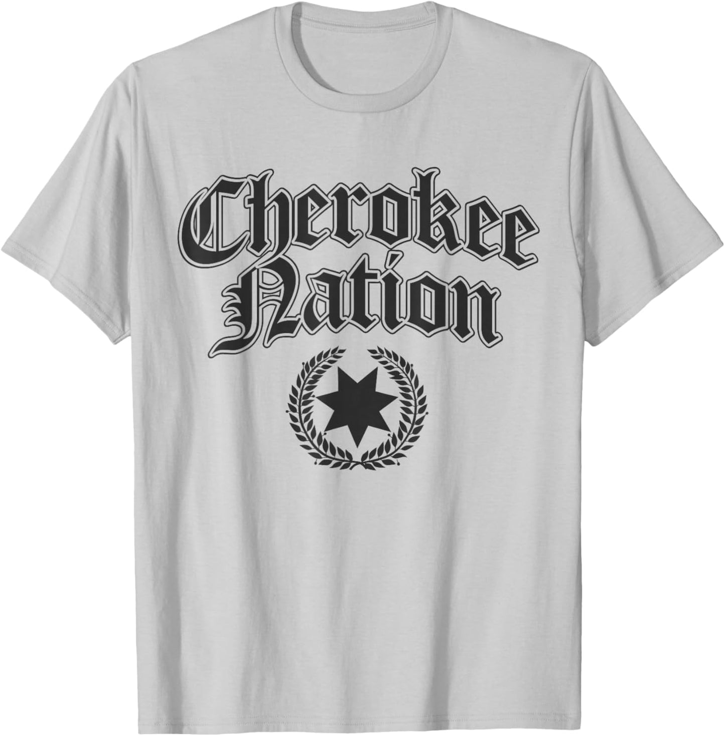 Cherokee Nation Native American T-Shirt - T-Shirt | Ash