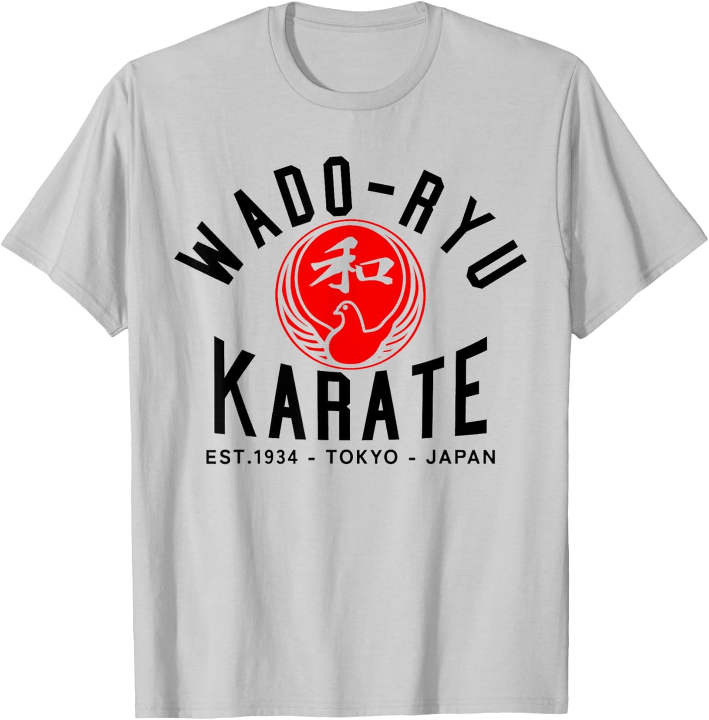 Wado-Ryu Karate Japan Martial Arts T-Shirt - T-Shirt | Ash