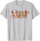 Tiger Swinging Golf Design T-Shirt - T-Shirt | Ash