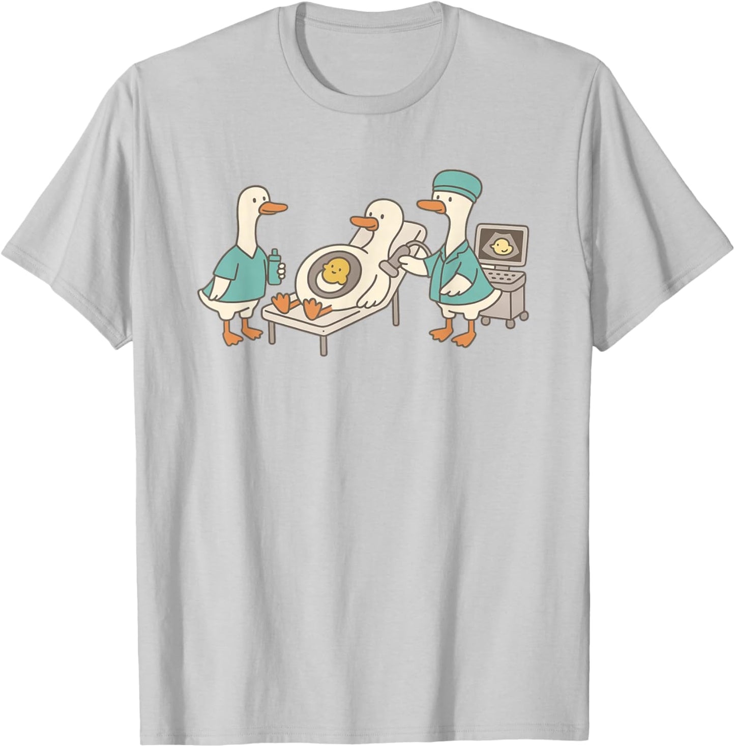 Silly Goose Ultrasound RDMS Sonography Student Graduation T-Shirt - T-Shirt | Ash