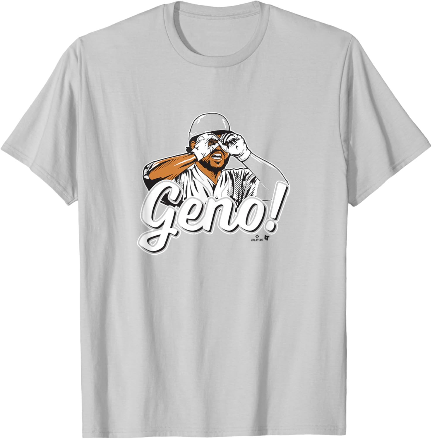 Eugenio Suarez - Geno Goggles - Cincinnati Baseball T-Shirt - T-Shirt | Ash
