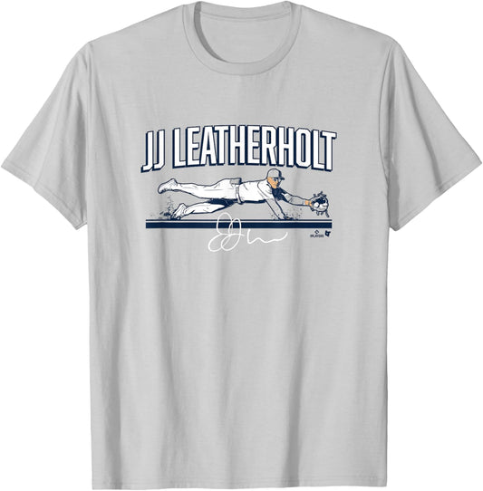 JJ Wetherholt - Leatherholt - St. Louis Baseball T-Shirt - T-Shirt | Ash