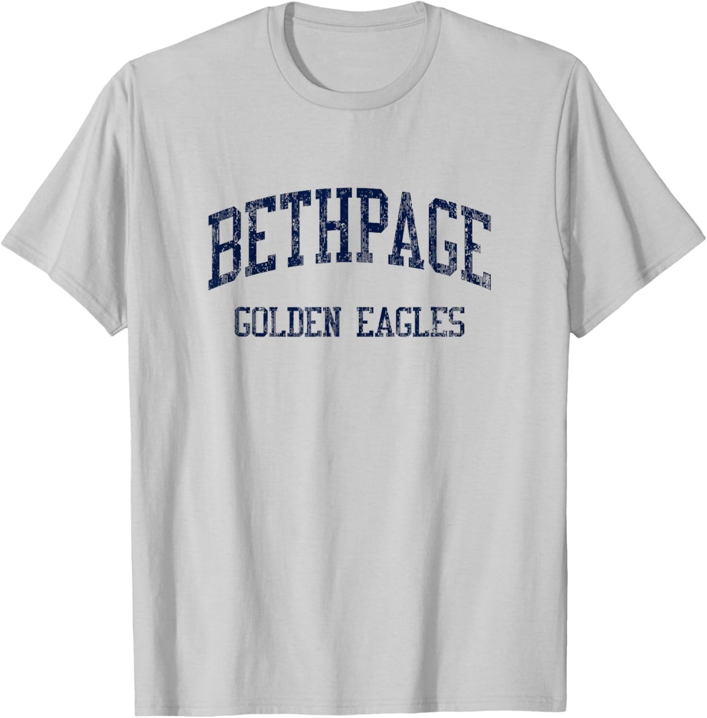 Bethpage High School HS Bethpage NY Vintage Sports T-Shirt - T-Shirt | Ash