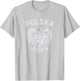 Poland Flag Polish Gifts Polska Vacation Krakow Warsaw T-Shirt - T-Shirt | Ash