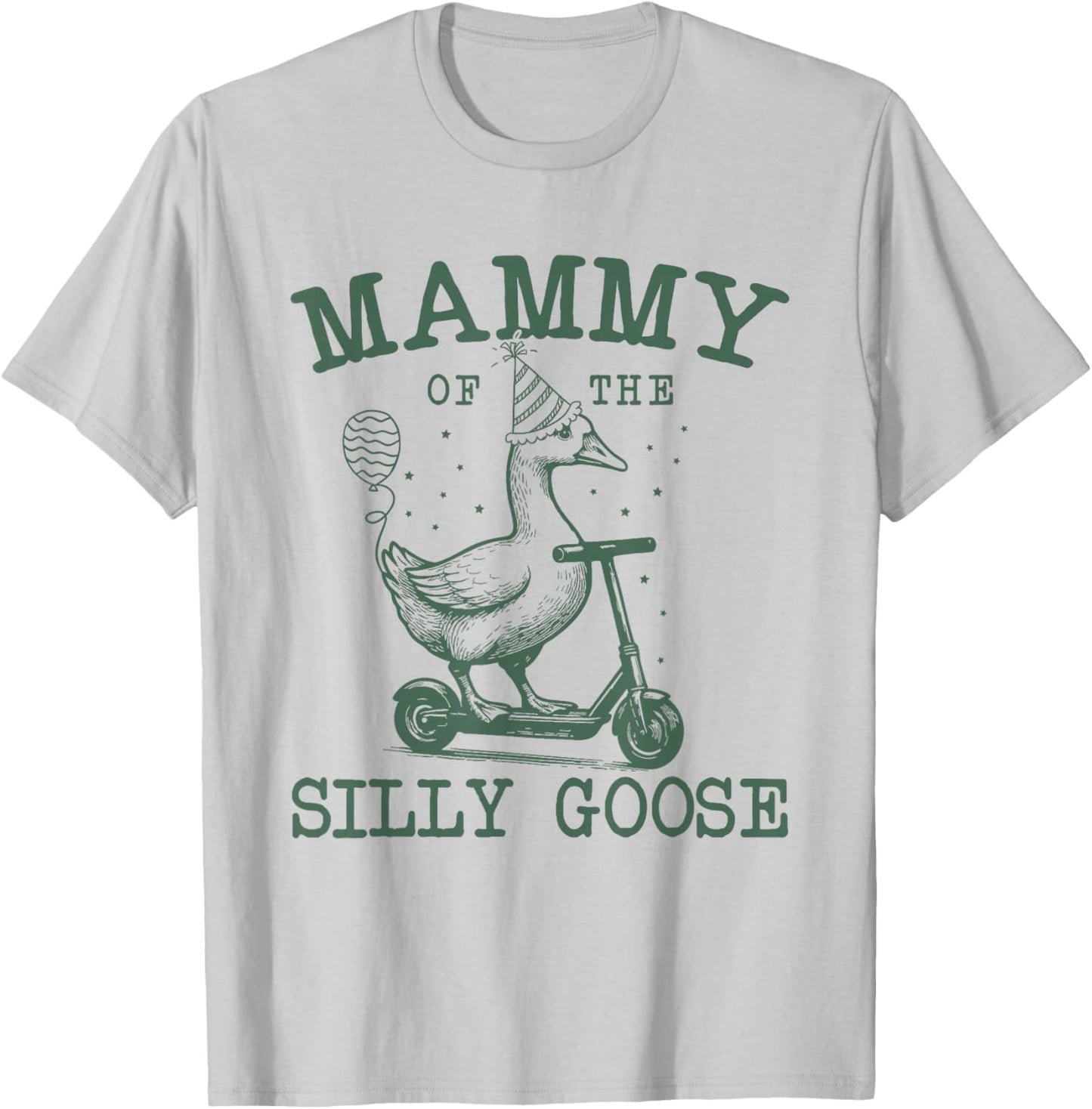 Mammy of The Silly Goose First Birthday Family Matching T-Shirt - T-Shirt | Ash