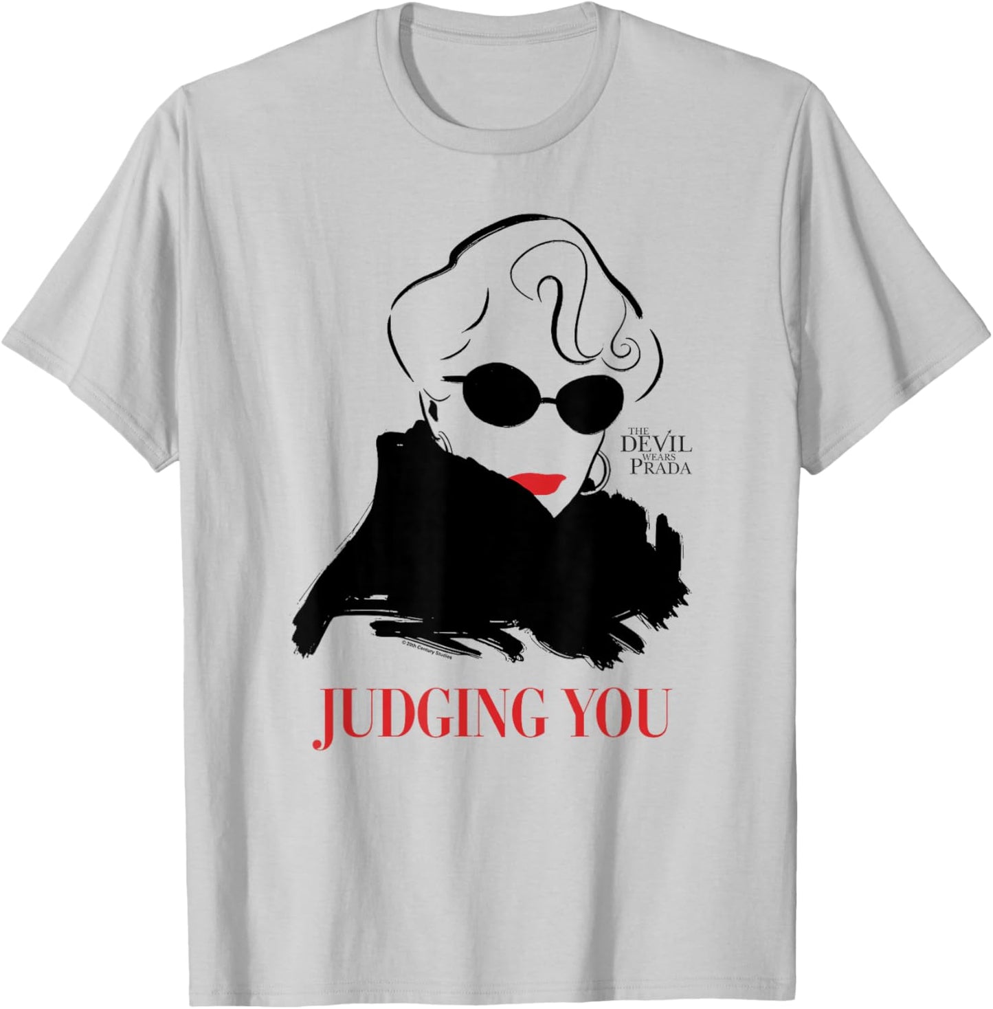 The Devil Wears Prada Judging You Miranda Priestly Pop Art T-Shirt - T-Shirt | Ash