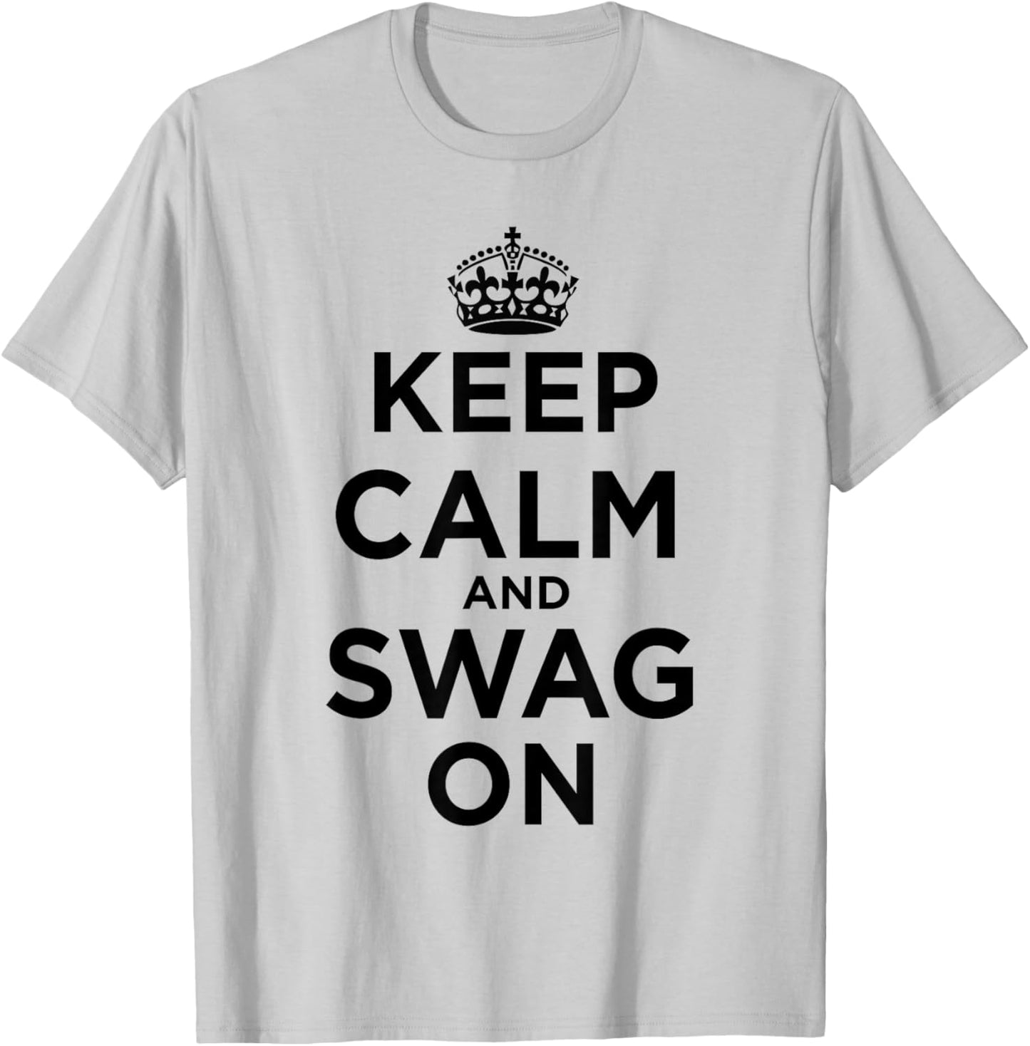 Keep Calm and Swag On Pink T-Shirt - T-Shirt | Ash