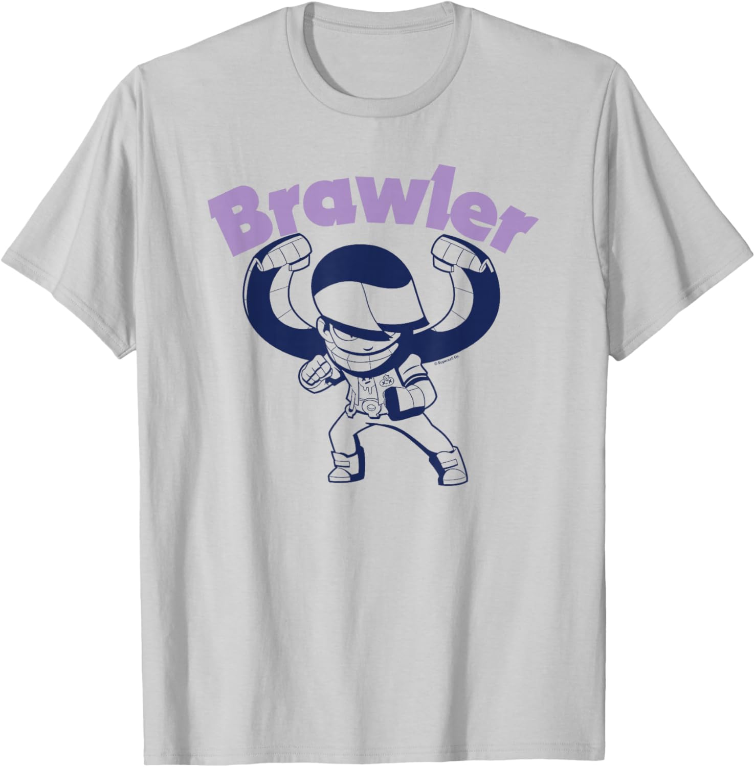 Brawl Stars Edgar The Legendary Brawler Combat Pose Line Art T-Shirt - T-Shirt | Ash
