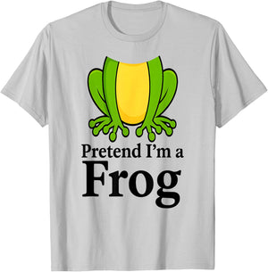Pretend I’m a Frog Costume Halloween T-Shirt - T-Shirt | Ash