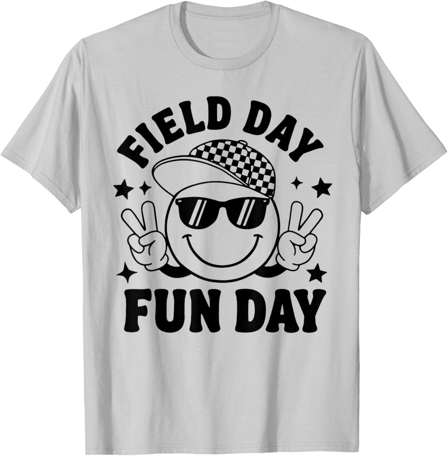 Field Day Fun Day Let The Games Begin Field Trip Boys Girls T-Shirt - T-Shirt | Ash