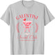 Funny Preppy Galentine’s Gift, Galentini Martini Social Club T-Shirt - T-Shirt | Ash