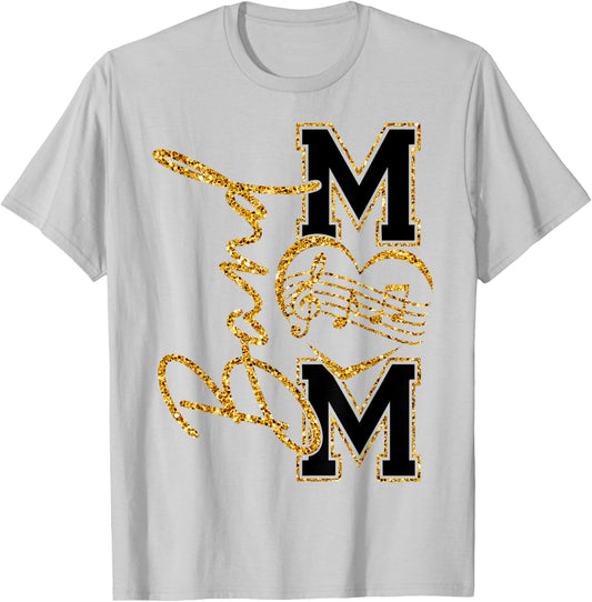 Band Mom Life Mother's Day Band Mama Marching Band Mom T-Shirt - T-Shirt | Ash