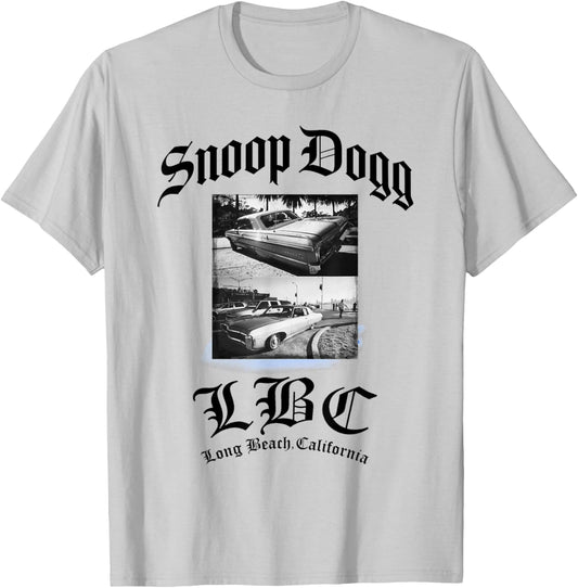 Official Snoop Dogg Long Beach California T-Shirt - T-Shirt | Ash