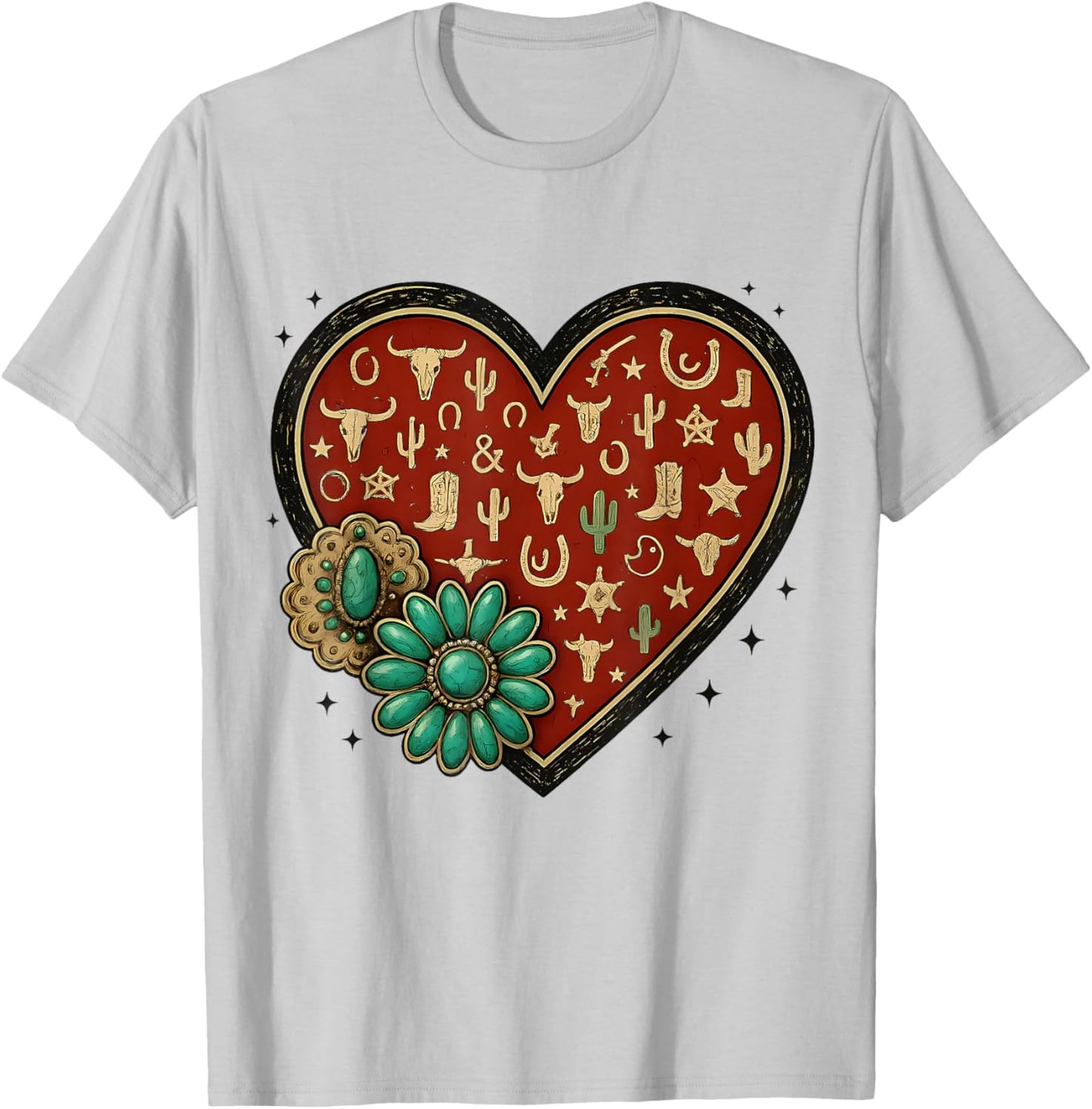Howdy Valentine Rodeo Western Country Southern Men Women Kid T-Shirt - T-Shirt | Ash