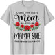 I Have Two Titles Mom and Mama SUE Mothers Day Floral T-Shirt - T-Shirt | Ash