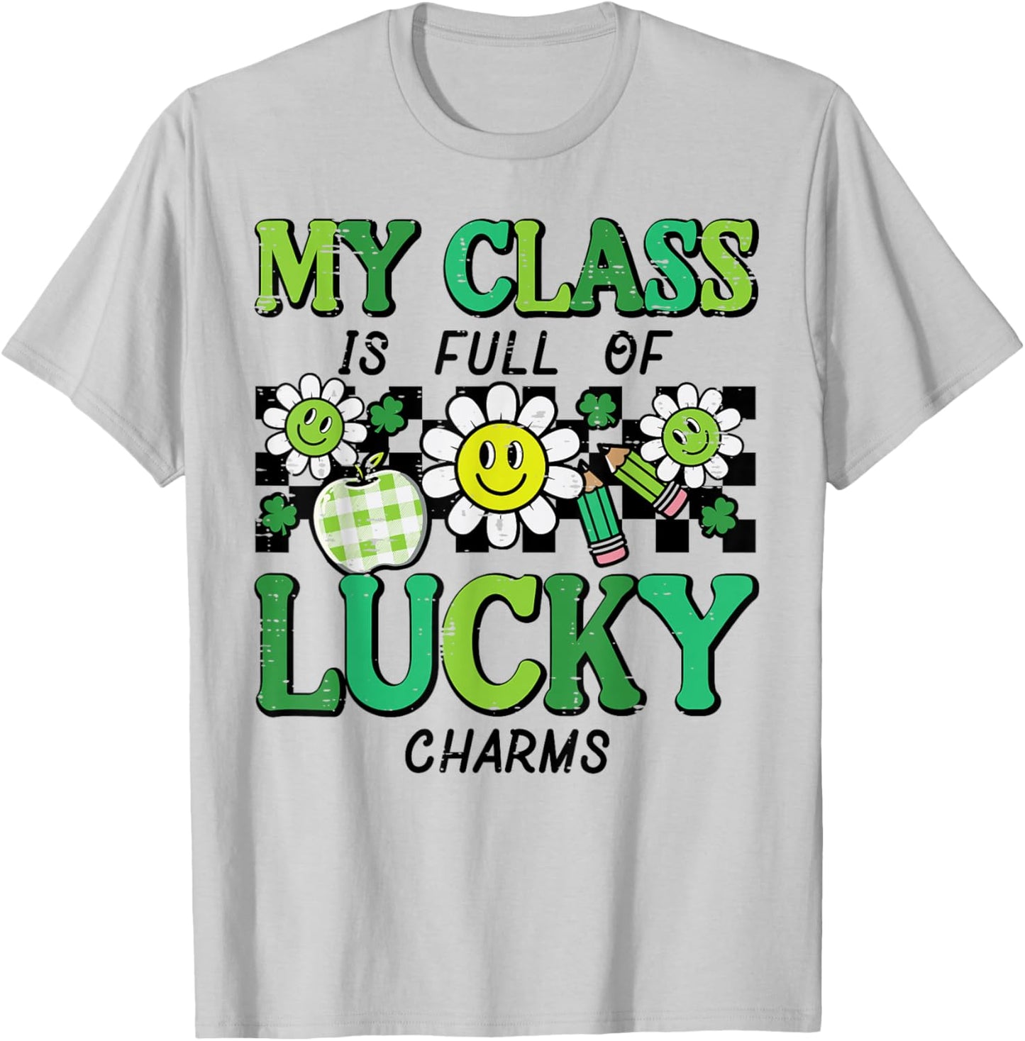St Patricks Day Class Lucky Charm Saint Pattys Teacher Women T-Shirt - T-Shirt | Ash