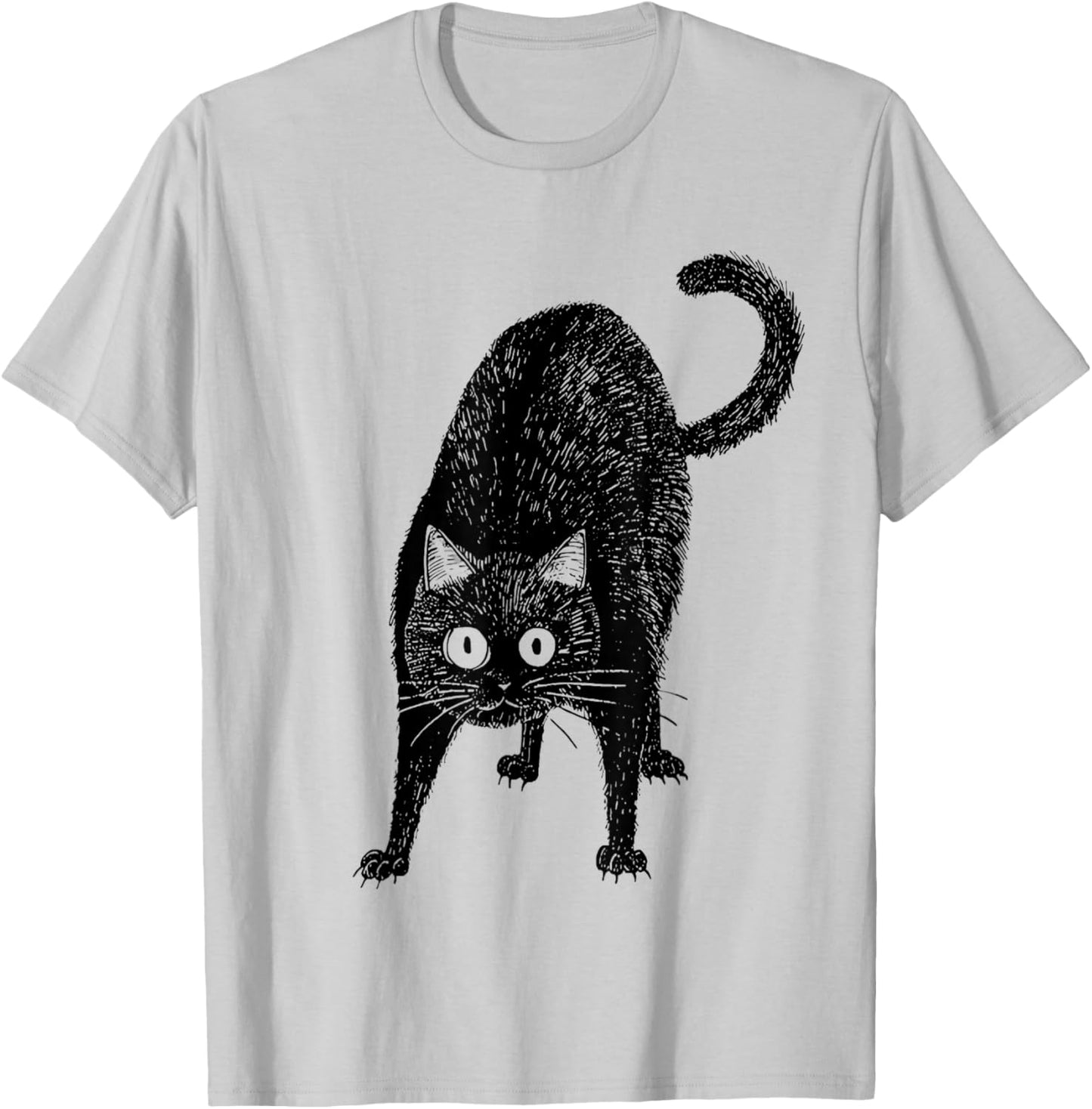 Alert cat T-Shirt - T-Shirt | Ash