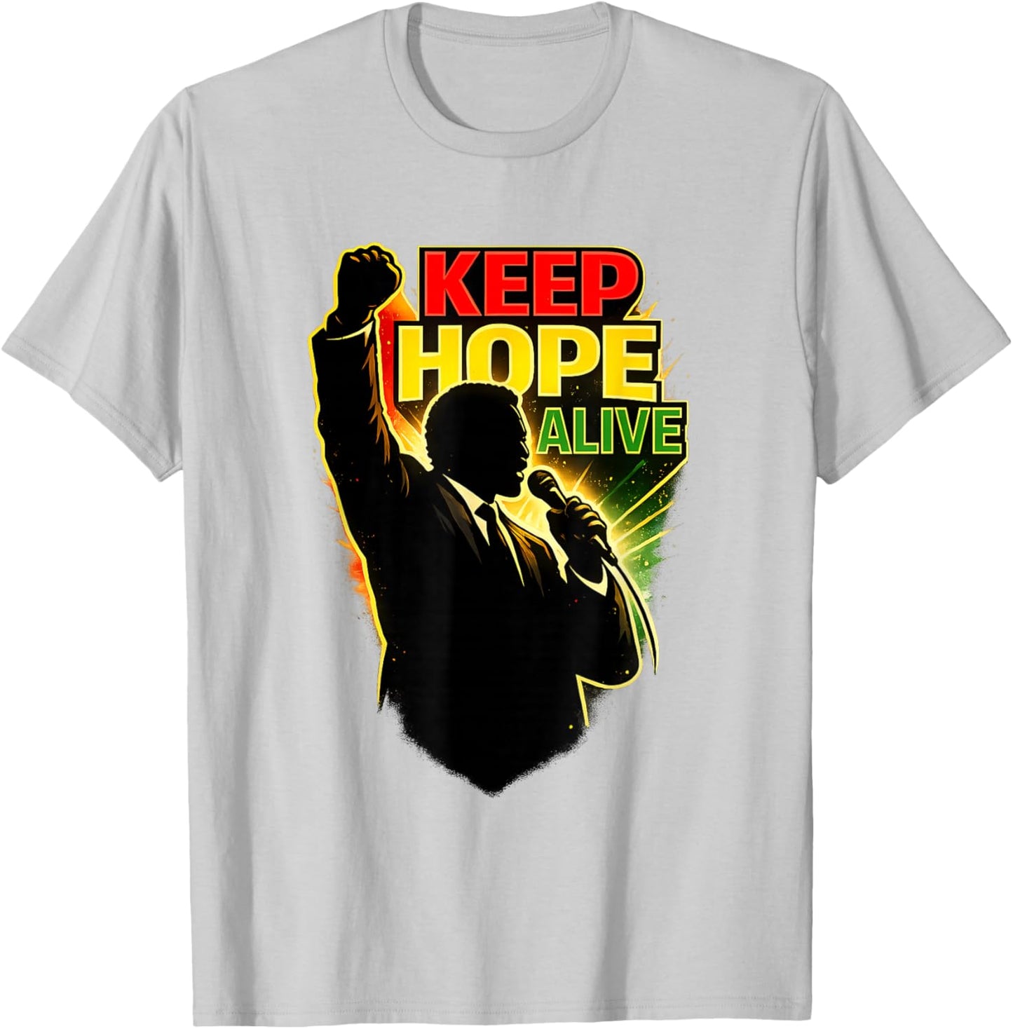Keep Hope Alive T-Shirt - T-Shirt | Ash