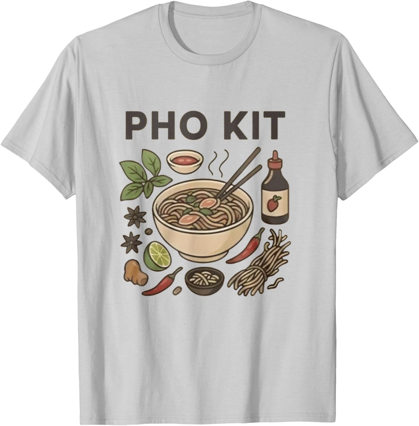 Pho Kit T-Shirt - T-Shirt | Ash