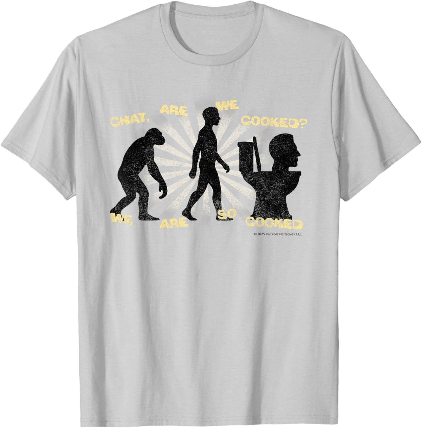 Skibidi Toilet We are So Cooked Meme T-Shirt - T-Shirt | Ash