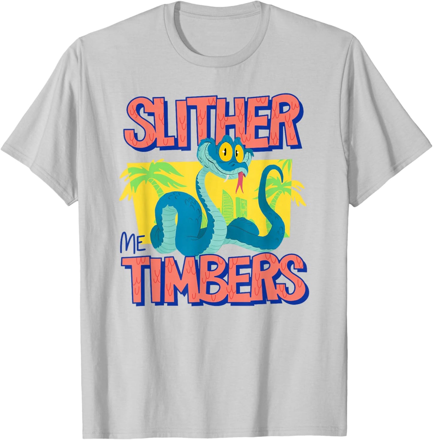 Disney Zootopia 2 Slither Me Timbers Gary De'Snake T-Shirt - T-Shirt | Ash