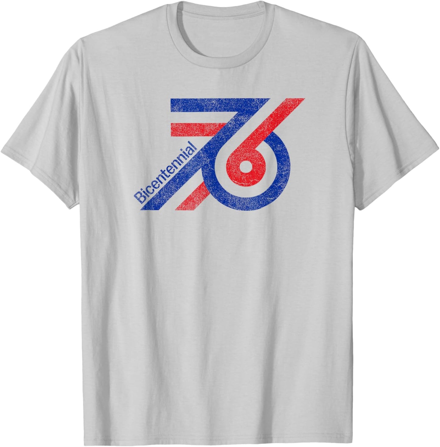 Bicentennial '76 Patriotic Throwback USA T-Shirt - T-Shirt | Ash