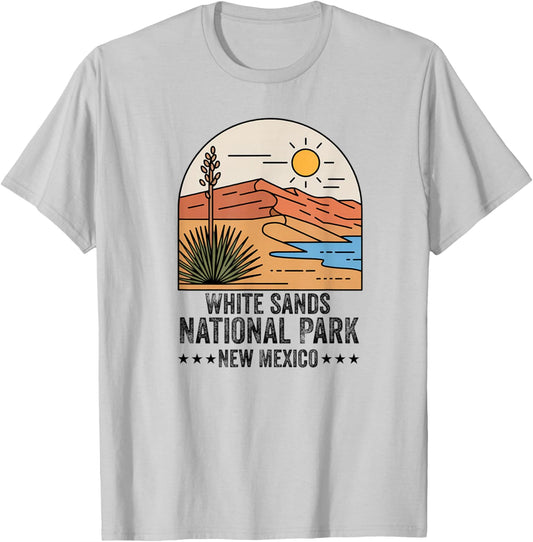 White Sands National Park Souvenir New Mexico Men Women T-Shirt - T-Shirt | Ash