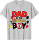 Dad of The Birthday Boy Shirt Matching Dad Son Family Bday T-Shirt - T-Shirt | Ash