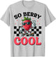 Groovy So Berry Cool Fruit Lover Strawberry Season for Boy T-Shirt - T-Shirt | Ash