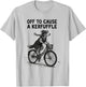 Off to Cause A Kerfuffle Australian Shepherd Vintage Retro T-Shirt - T-Shirt | Ash