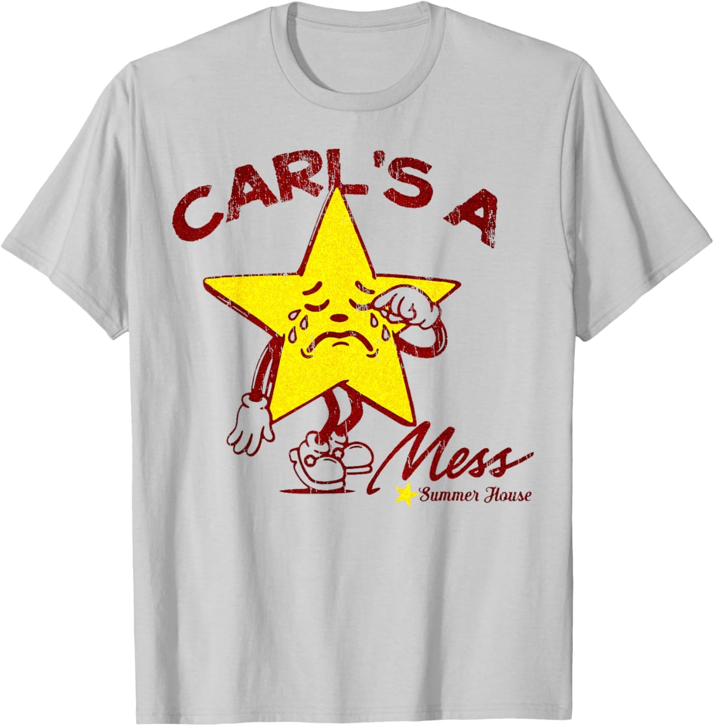 Carl's A Mess Summerhouse T-Shirt - T-Shirt | Ash