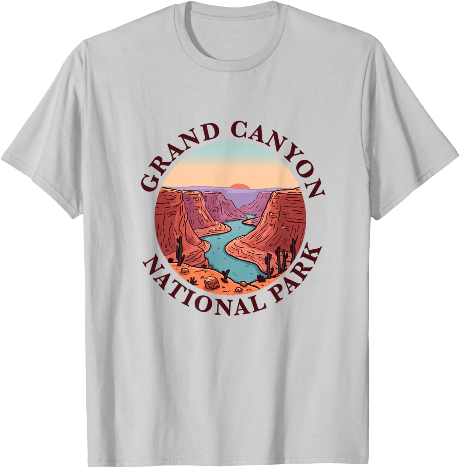 Grand Canyon National Park Souvenir Arizona Men Women T-Shirt - T-Shirt | Ash