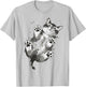 Cute Cat Paw T-Shirt - T-Shirt | Ash