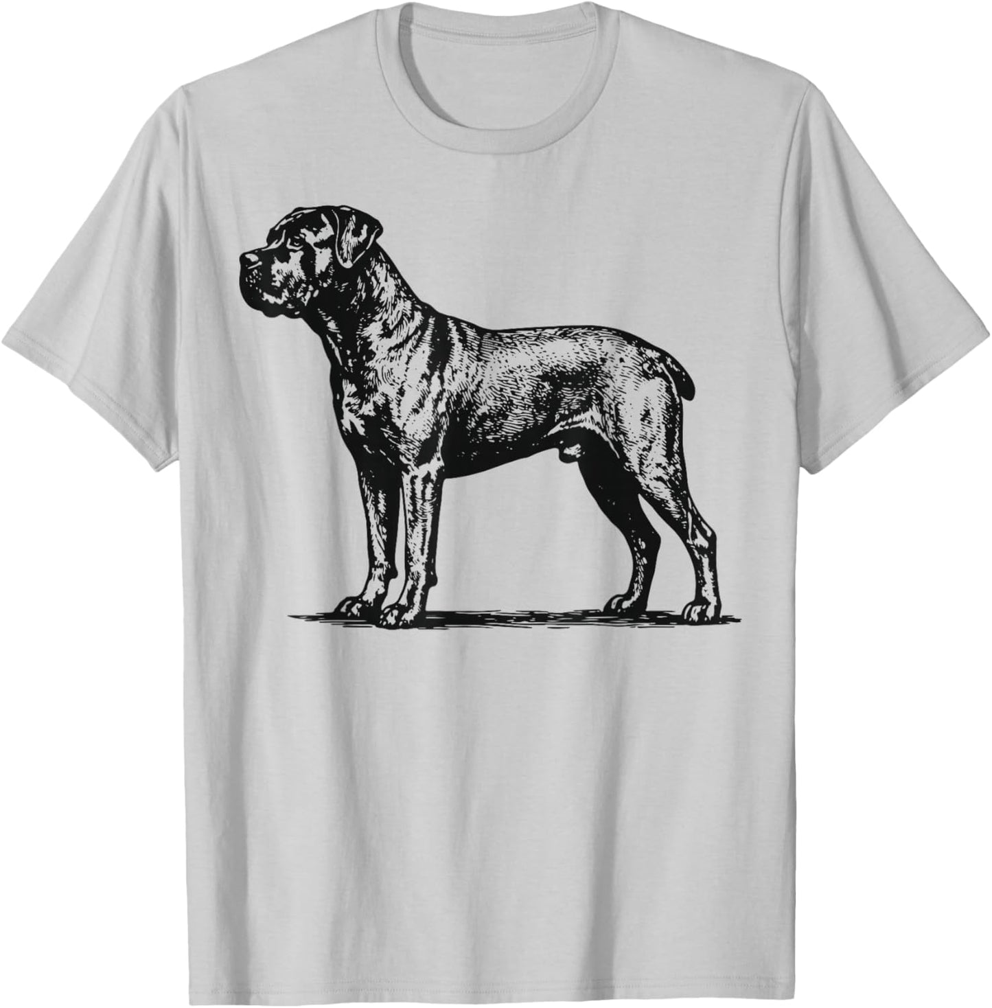 Cane Corso Illustration T-Shirt - T-Shirt | Ash