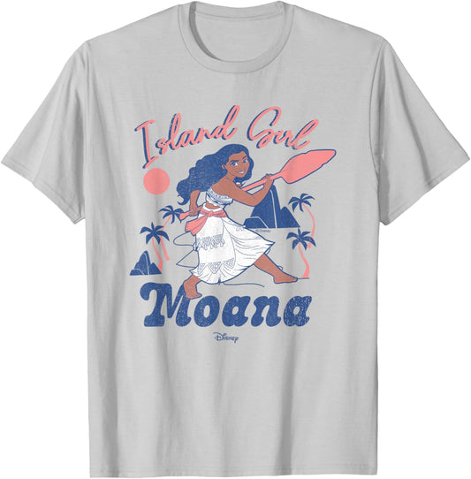 Disney Moana Island Girl T-Shirt - T-Shirt | Ash