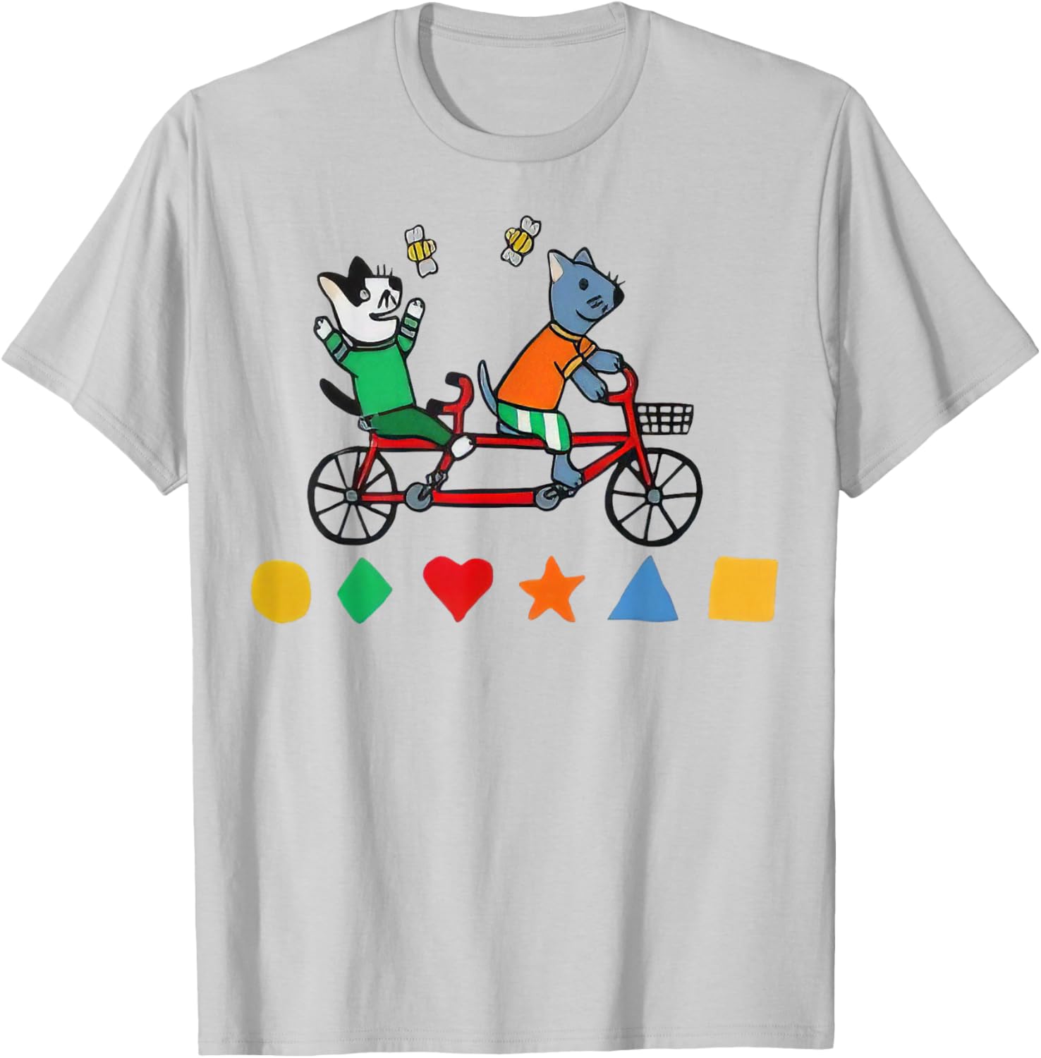 Slushy Noobz Cycling Animal T-Shirt - T-Shirt | Ash
