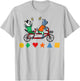 Slushy Noobz Cycling Animal T-Shirt - T-Shirt | Ash