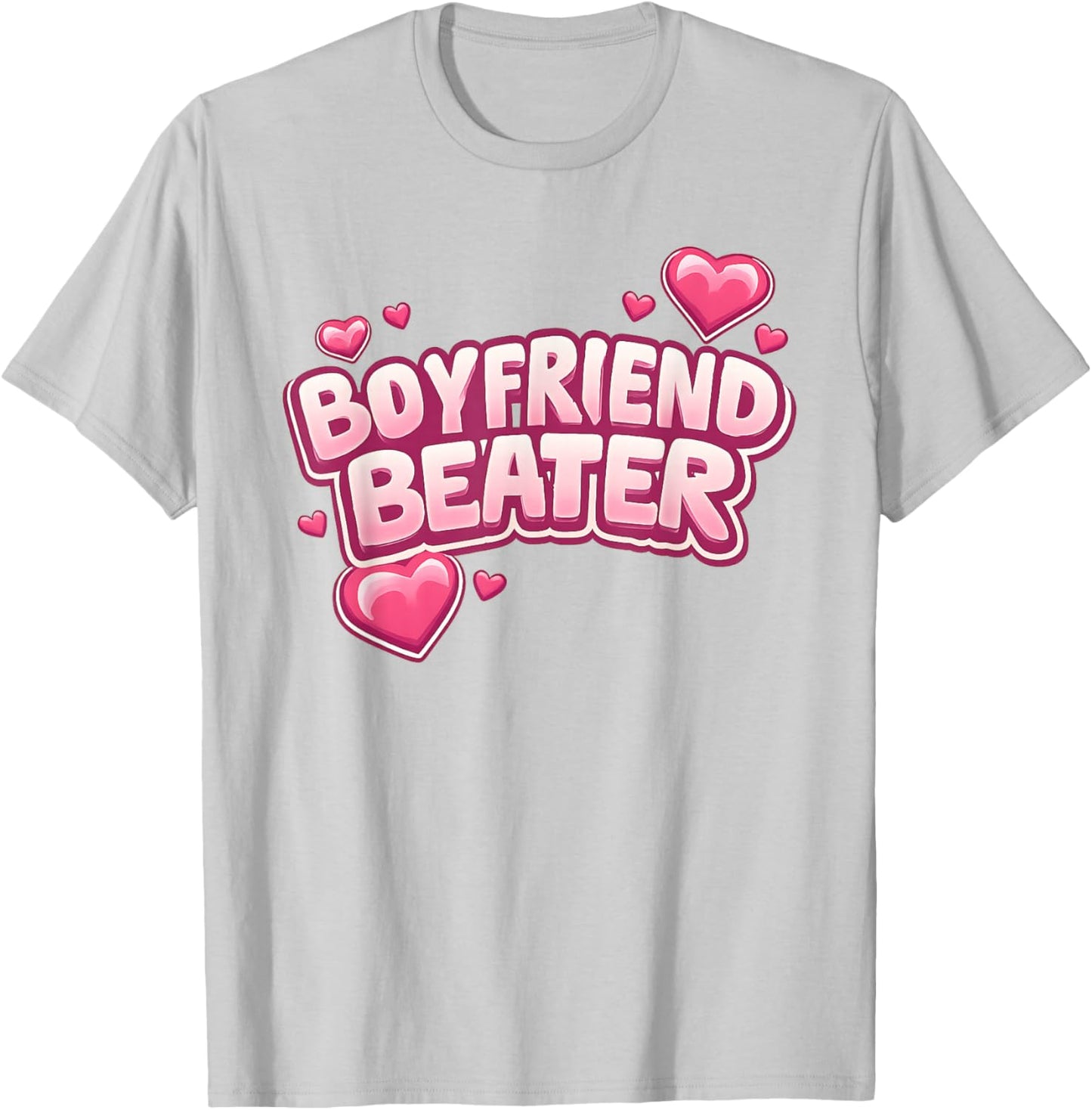 Boyfriend Beater Funny T-Shirt - T-Shirt | Ash