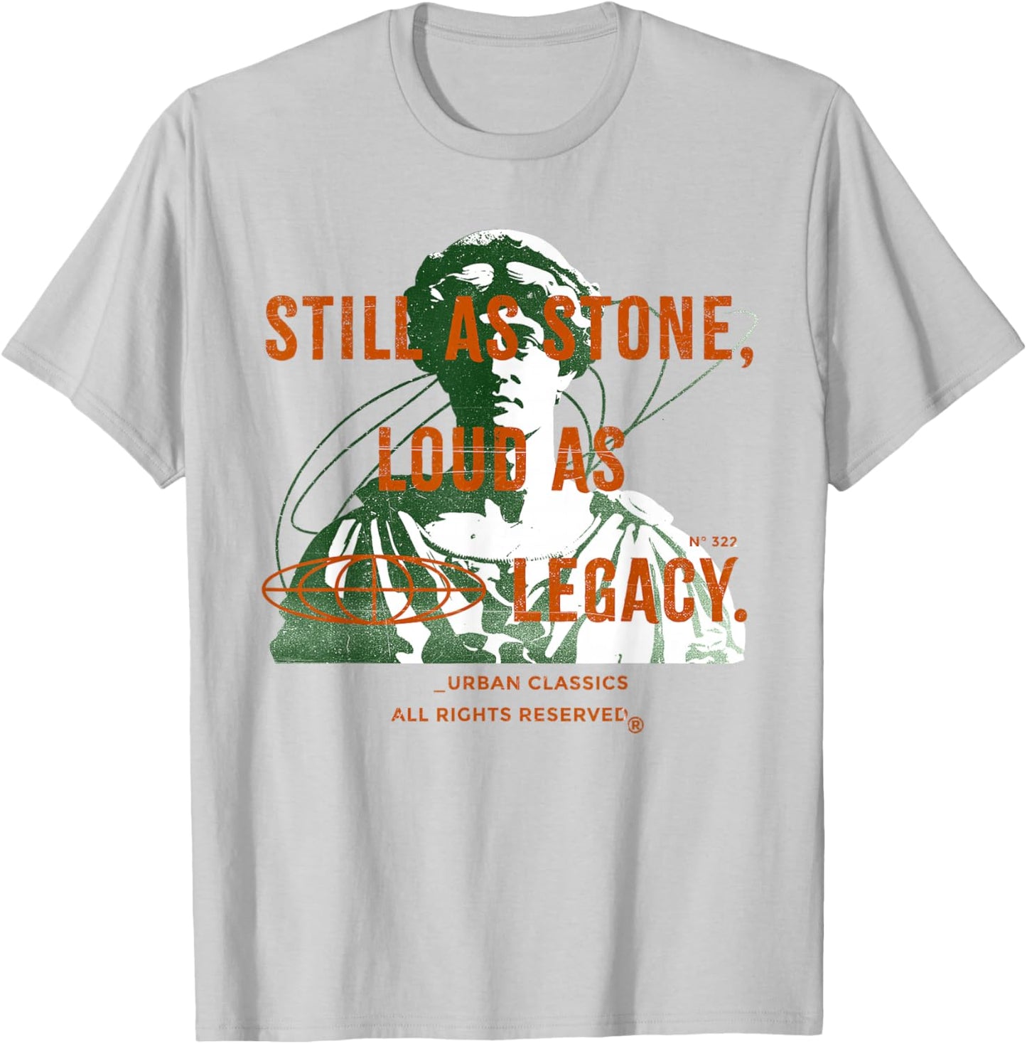 Greek Statue Y2K Streetwear T-Shirt - T-Shirt | Ash
