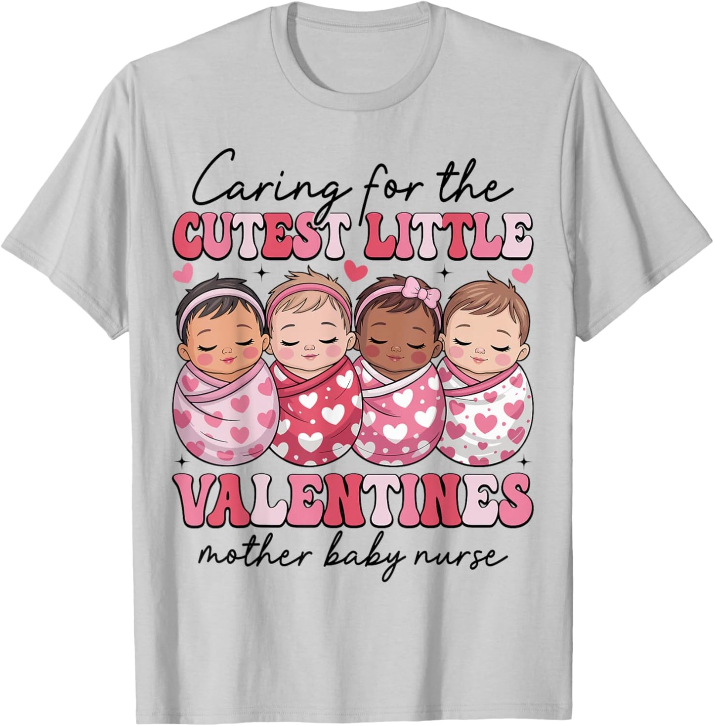 Mother Baby Nurse T-Shirt - T-Shirt | Ash