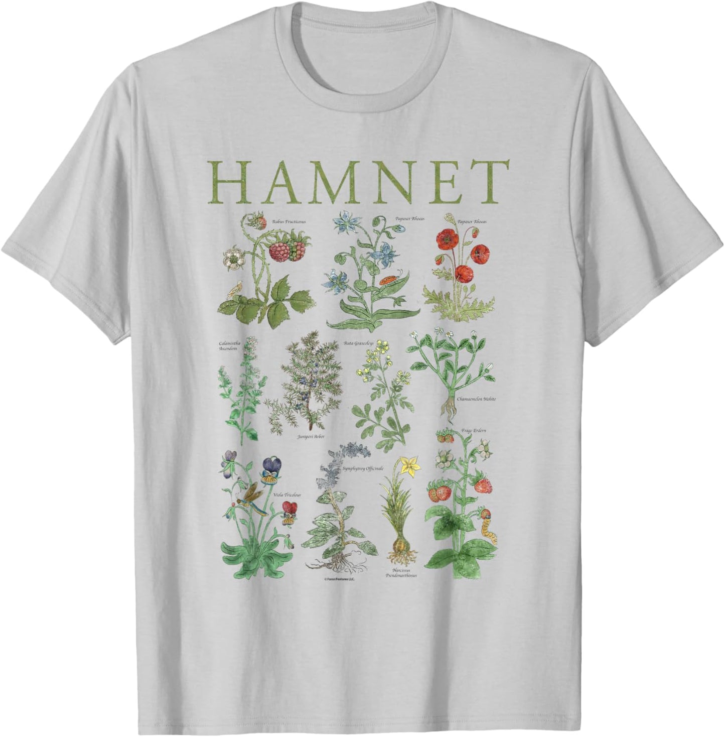 Botanical Illustration T-Shirt - T-Shirt | Ash