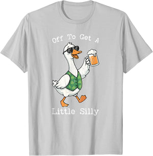 Off to Get A Little Silly, St Patricks Day T-Shirt - T-Shirt | Ash