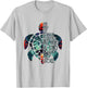 and Into The Ocean My Mind and Find My Soul Sea Turtle T-Shirt - T-Shirt | Ash