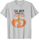 Man Behind The Pumpkin Halloween Costume Fun T-Shirt - T-Shirt | Ash