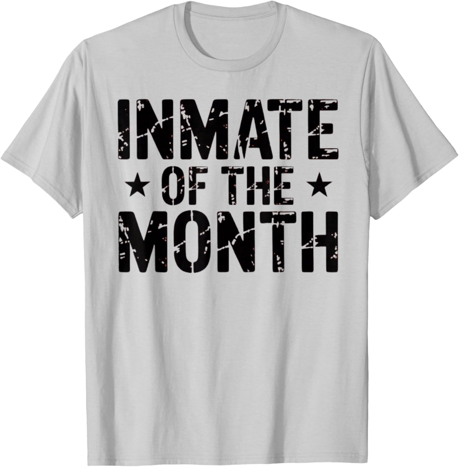 Inmate of The Month Prisoner Costume Inmate County Jail T-Shirt - T-Shirt | Ash