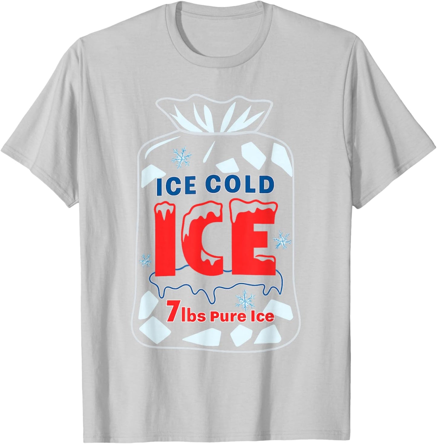 Bag of Ice Halloween Costume T-Shirt - T-Shirt | Ash