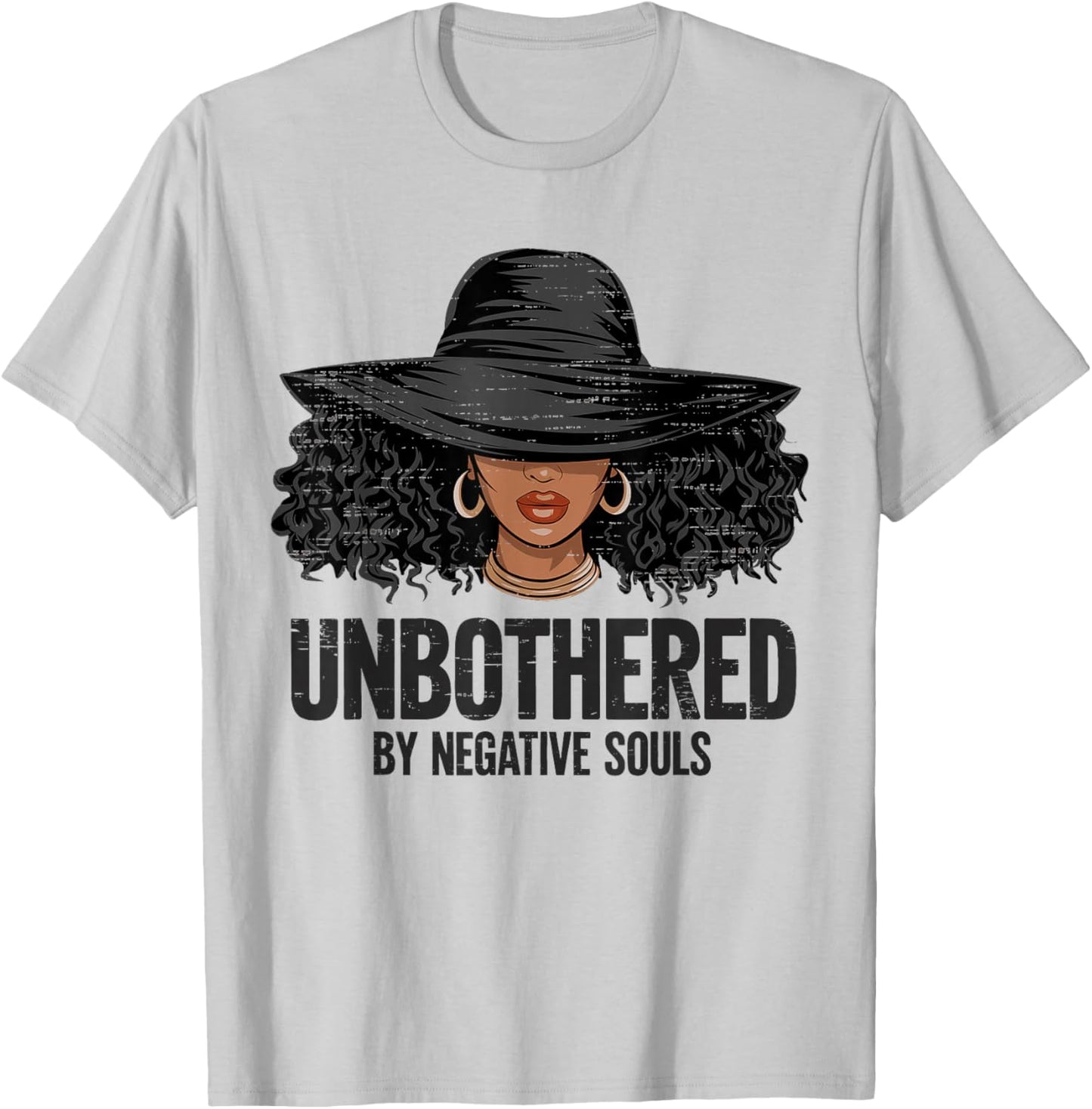 Unbothered Black History African Women Melanin Black Queen T-Shirt - T-Shirt | Ash